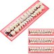 thumbnail image 1 of Juegos de Dientes Postizos de Resina Acrílica Dientes Postizos Dentadura Postiza Dientes de Terror de Halloween Dientes Superiores e Inferiores de Resina Sintética para Cosplay, 112 Piezas, 1 of 5