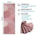 thumbnail image 2 of Pink Floral Pattern Hot Yoga Mat Towel Non Slip for Hot Yoga - Quick-Drying Yoga Mat Cover with 4 Corner Pockets with Travel Bag - Hot Yoga Towel Non Slip 74"x26", 2 of 6