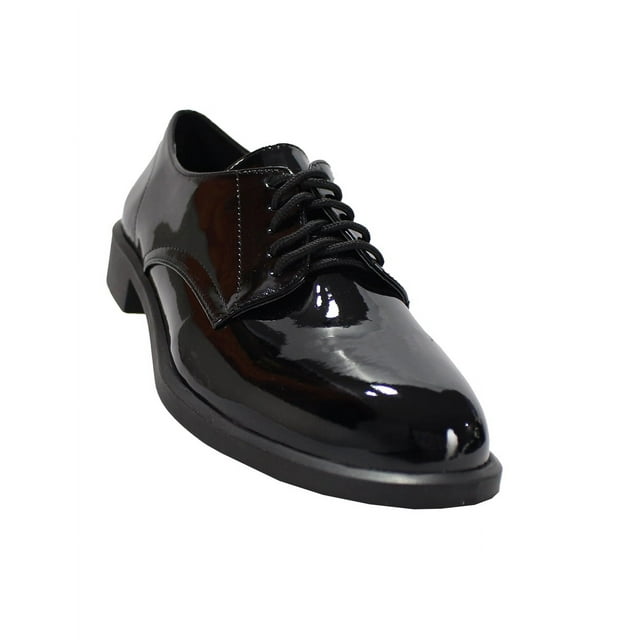 ZAPATO DE MUJER CASUAL SINTETICO NEGRO CHAROL MARCA LEON 3000