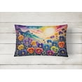 thumbnail image 2 of Carolines Treasures DAC1450PW1216 16 x 12 in. Unisex Pansies in Color Fabric Decorative Pillow, 2 of 4