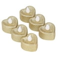 thumbnail image 4 of Heart Candle Light, Light Weight Small Volume Romantic Candles Heart Shaped Design  for Wedding for Corridor, 4 of 8