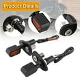 thumbnail image 6 of Luwecf Motorcycle Direction Light Brackets,Aluminum Alloy for Harley All Years Orange Light, 6 of 9
