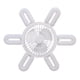 thumbnail image 2 of Ventilador de techo LED de 6 aspas con luz y control remoto | Luz regulable y velocidad ajustable | Diseño moderno de 41 pulgadas para dormitorio y sala de estar, 2 of 9