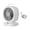 A, variant on YIJIA 8 Inch Brushless USB Rechargeable Circulation Desk Fan 5 Speed Plastic Portable Air Cooler 9.05x6.30x5.12 Inches 1 Unit