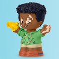 thumbnail image 3 of Pieza de Repuesto para Coleccionable Fisher-Price Little People Casa de Muñecas Escuela Juego de Juegos JCW82 - Figura de Young Boy Africano Americano de Repuesto Que Lleva un Auto de Juguete, 3 of 5