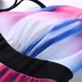 thumbnail image 3 of CAICJ98 Swimsuit Women Women's Ruffle Trim Underwire Ruched Bikini Set Bathing Suits 2 Piece Swimsuit Pink,L, 3 of 5