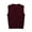 Wine Red, variant on jinghuiyue Womens Sweater Vest V Neck Sleeveless Knitwear Tops Classic Pullover Vests Casual Business Fashion M