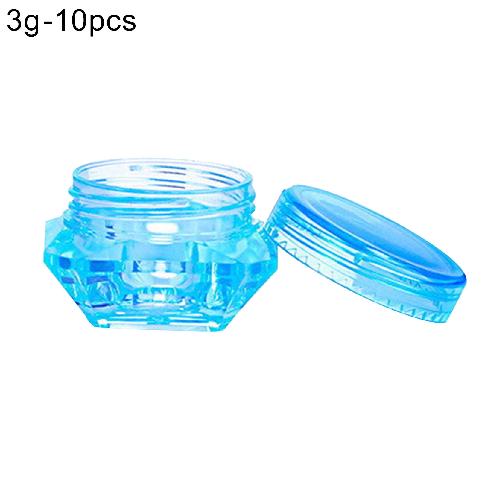 KUNyu 10Pcs 3g Diamond Shape Face Cream Boxes Nail Cosmetic Packaging