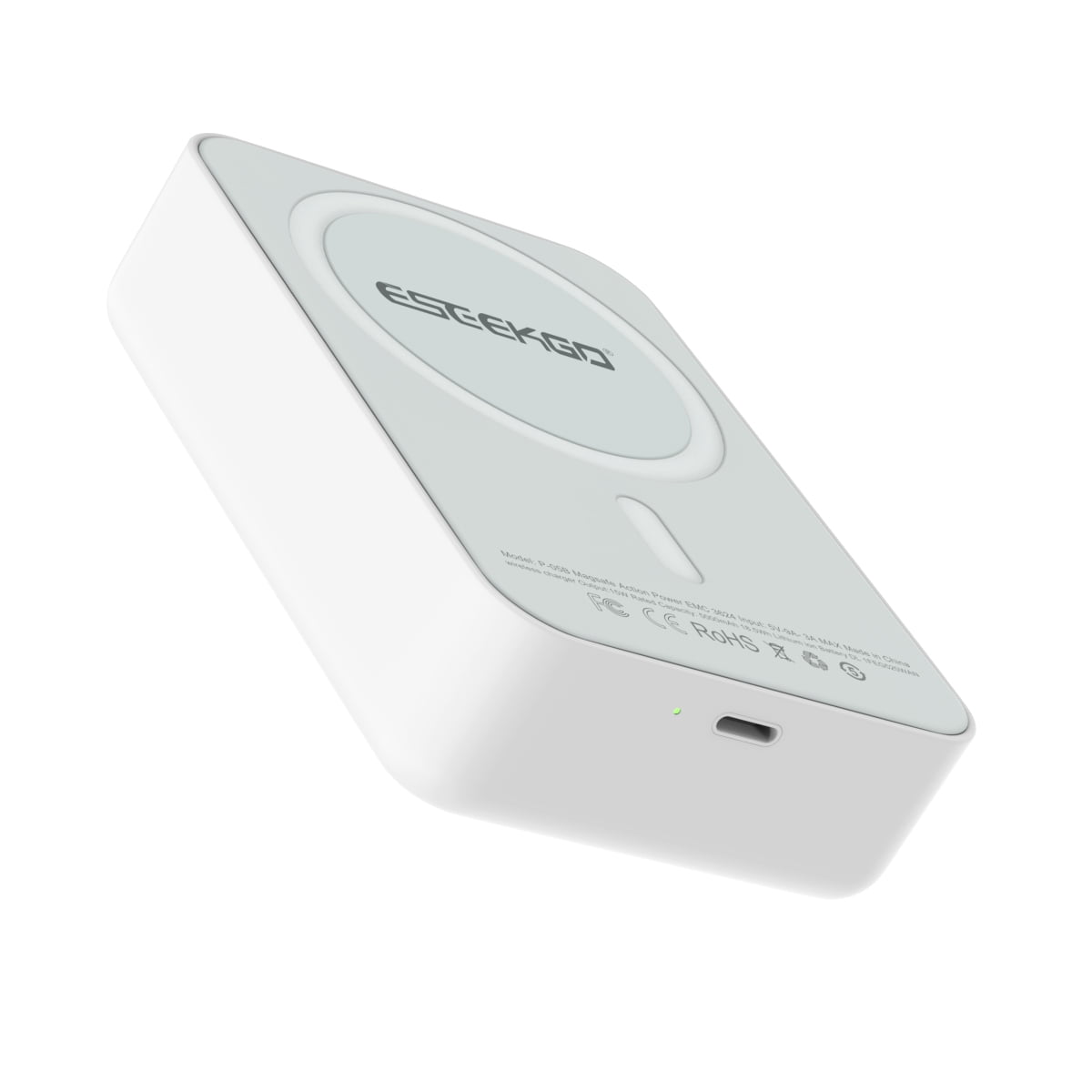 MagSafe Compatible Magnetic Wireless Power Bank 10000mAh for iPhone 12 / 13 / 14 / 15 / 16 Series - White