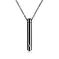 thumbnail image 3 of Zhaomeidaxi Titanium Steel Urn Necklace Inlaid Rhinestone Jewelry for The Dog paw Keepsake Memorial Cremation Jewelry, 3 of 8