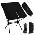 thumbnail image 3 of Low Back Ultralight Folding Camping Chairs With Storage Pouch, 3 of 7