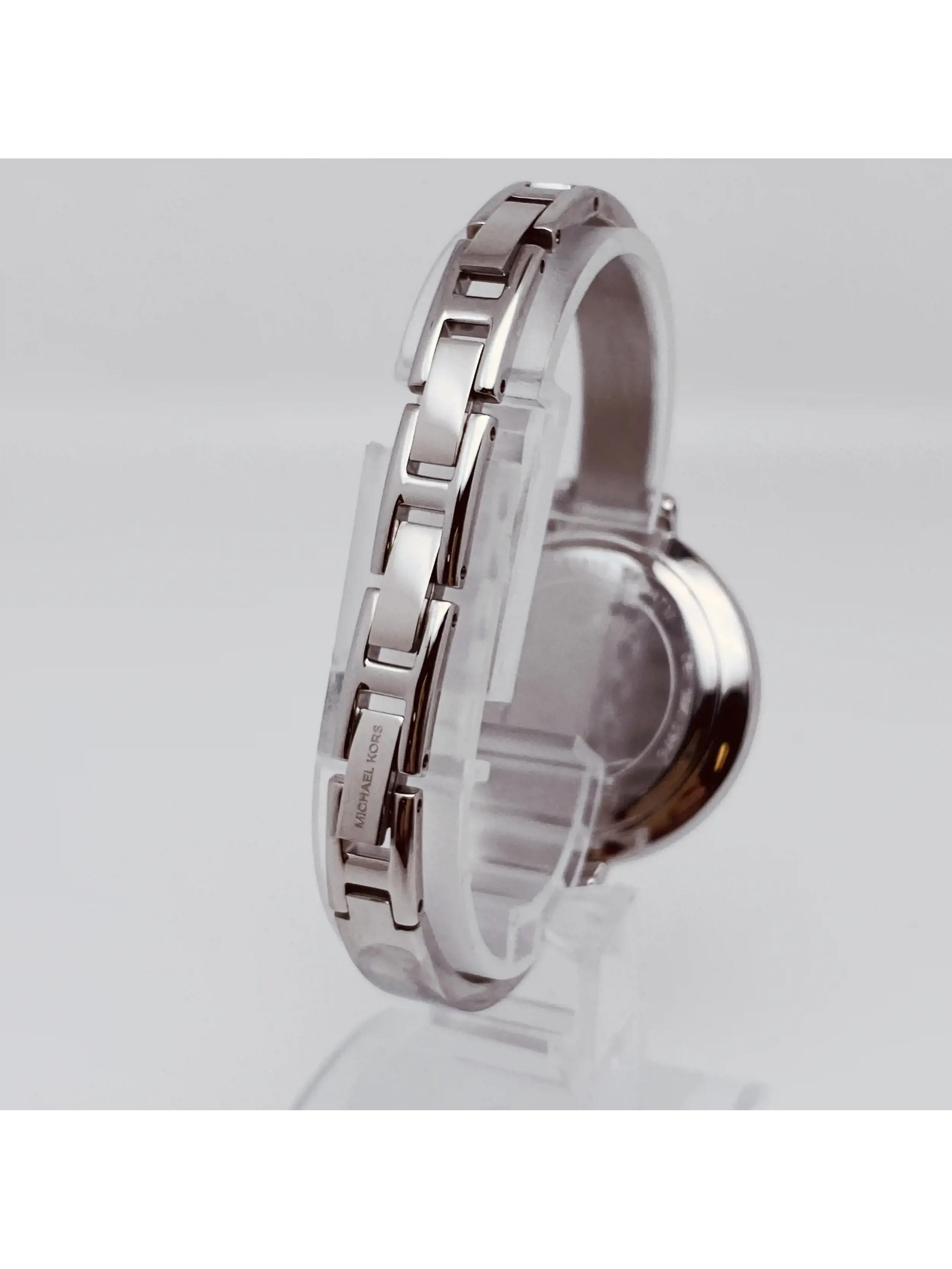 Women’s Michael Kors Jaryn MK3976 Silver Stainless Bangle Watch Heart Dial 36mm MKWAT4129538015-SilverRose   main image 2