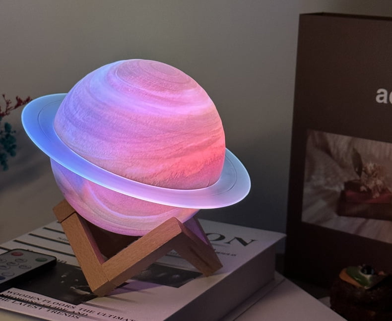 Saturn ring fantasy Bluetooth speaker desktop home bass  new upgrade 3DHIFI light audio