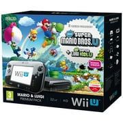Pre-Owned Nintendo Wii U Black Premium Pack (32GB) + New Super Mario Bros.U + New Super Luigi U