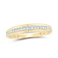 thumbnail image 2 of 10K Yellow Gold His Hers Round Diamond Halo Matching Wedding Set 1-3/4 Cttw, Womens Size: 5-10, Mens Size: 7-13, 2 of 3
