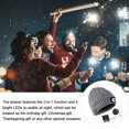 thumbnail image 5 of HESHENG Bluetooth Beanie Hat with LED Headlight, Lighted Beanie Cap Rechargeable with Mic Speaker Hands Free Hat Outdoor Sport, Black#, 5 of 16