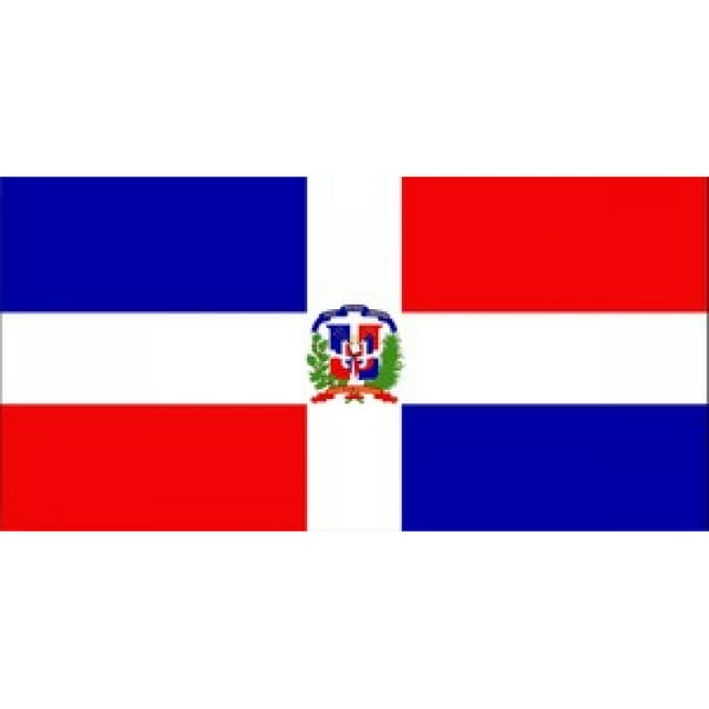 Dominican Republic Flag Photo License Plate Free Personalization on this plate