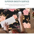 thumbnail image 3 of XXL Large Gaming Mouse Pad & Desk Protector (35.5"x15.75") with Non-Slip Base, Waterproof Surface | XXL Mouse Pad with Stitched Edges for Office Work, Gaming, Home Desk - Peony Flowers, 3 of 6