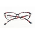 thumbnail image 6 of Blue Light Blocking Cat Eye Retro Progressive Multi-focus Reading Glasses 2.00 for Women, Red Tortoiseshell Readers +2.00 Strength, 6 of 6