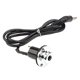 thumbnail image 1 of BRIGHTFUFU Conector con clavija para extremo de guitarra, conector hembra de 1/4 pulgadas a macho, Cable con clavija de extremo de 3,5mm para guitarra, 1 of 8