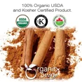 thumbnail image 3 of Organic True Ceylon Cinnamon Powder - Organic, Kosher & USDA Certified (1 lb), 3 of 4