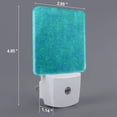thumbnail image 2 of Goofa Blue Green Glitter Night Light, Plug-in, Dusk to Dawn Sensor, Warm White, Ambient Lighting, Ideal Kids Adults Nightlight-EU, 2 of 9