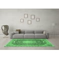 thumbnail image 3 of Ahgly Company Indoor Rectangle Medallion Emerald Green Traditional Area Rugs, 3' x 5', 3 of 4