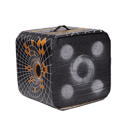 Black Hole High Energy Archery Target, 16", Four Sided Shooting, Crossbow & Compound Bow Capable, 375 FPS 