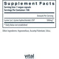 thumbnail image 2 of Vital Nutrients Lysine | 500 Mg Per Serving | 100 Capsules | 100 Servings, 2 of 3