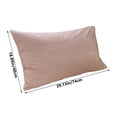 thumbnail image 3 of Soft Sateen Pillow Protector 18.89x29.13" Mite Resistant Pillowcase Design Organizer For Stay In Place No Shrink No Fade Envelope Closure Machine Washable Family Guest Bedroom Home Decor Cover, 3 of 6