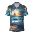thumbnail image 2 of Daiia Ocean View Bedroom Pattern Men’s Polo Shirts,Solid Deck Shirt,Classic Fit, Breathable Cotton Polo for Casual and Sport Wear-3X-Large, 2 of 7