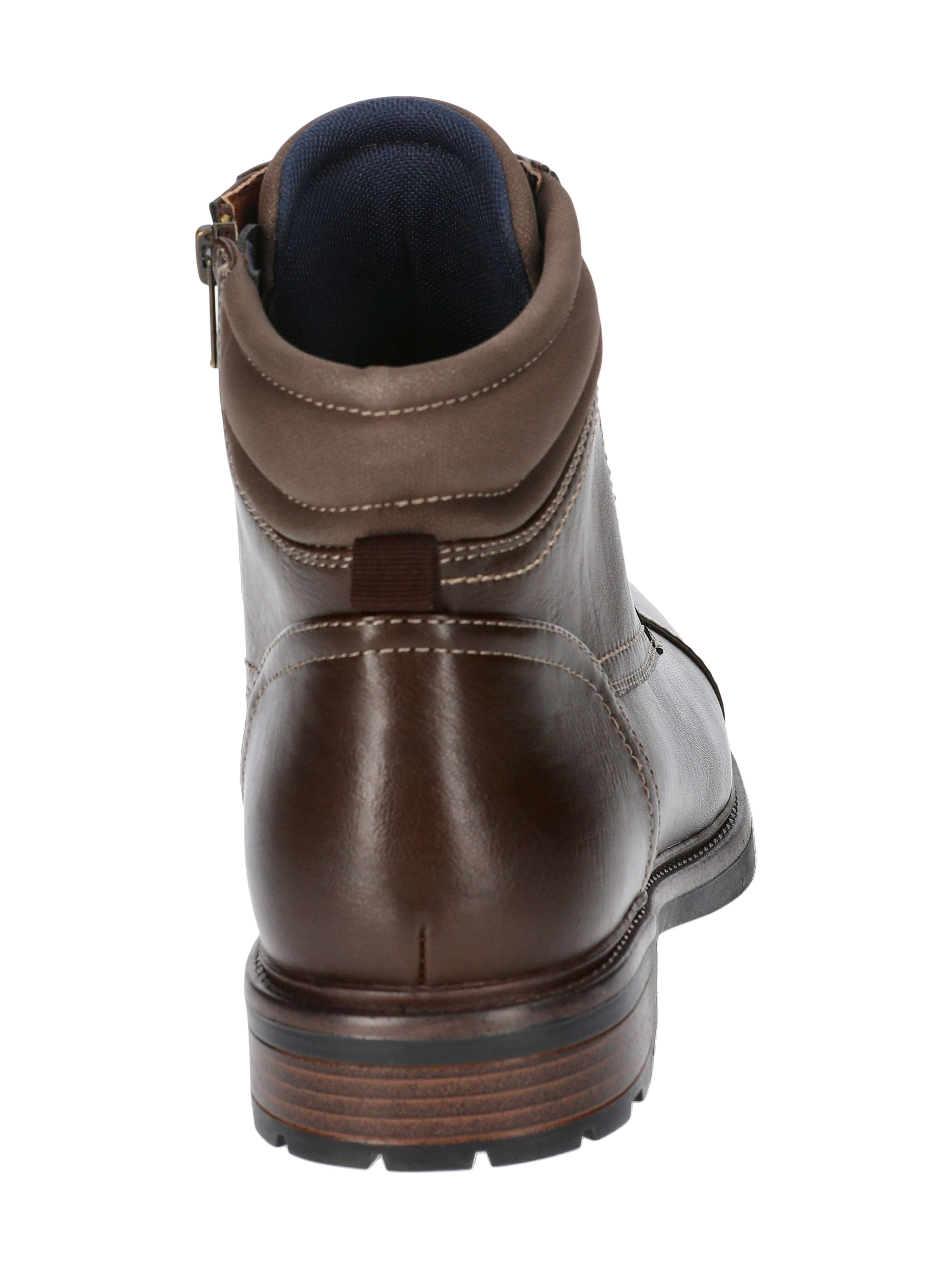 George Men's Faux Leather Lace Up Boots