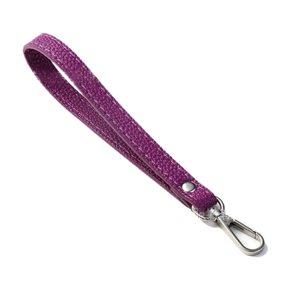 CCOCC Keychain Wristlet,Effortlessly Portable Comfort-Focused Wrist Lanyard,Faux Leather Quick-Connect Clasp Stylish Key Chain Companion for Everyday Adventures