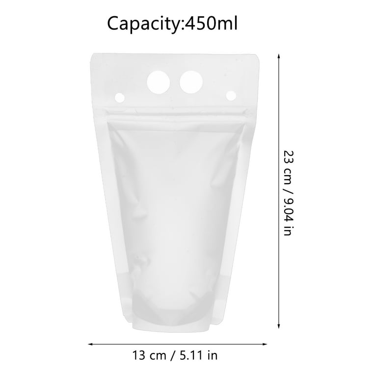 Plastic pouches 2024 with zipper