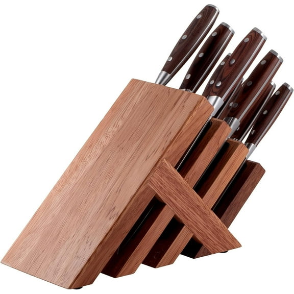 Messermeister Avanta 10-Piece Pakkawood Knife Block Set