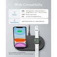 thumbnail image 3 of Anker PowerWave Sense 2-in-1 Wireless Charging Station with Watch Charging Holder +QC Wall Charger, 3 of 7