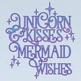 thumbnail image 2 of CafePress - UNICORN KISSES And MERMAID WISHES Long Sleeve T Sh - Long Sleeve Infant T-Shirt, 2 of 2