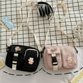 thumbnail image 6 of Fashion Small Cute Crossbody Bags Messenger Bag Shoulder Bags Flap Handbags BLACK, 6 of 8