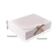 thumbnail image 5 of Cajas de regalo de 5 uds., caja de papel kraft/negro/blanco/rojo para embalaje, regalo de fiesta de San Valentín, caja de dulces, cajas de Kits de decoración para fiestas Blanco 16.5 x 16.5 x 8 cm Bearachild HA005885-02, 5 of 6