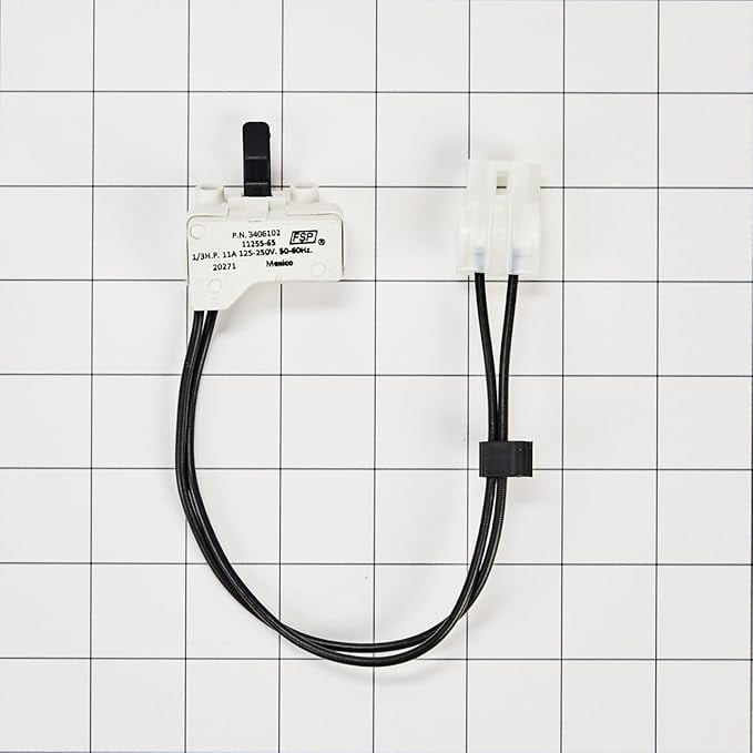 Whirlpool WP3406102 Dryer Door Switch