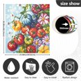 thumbnail image 5 of Yayeee Magnetic Dishwasher Cover for The Front Decoration Home Kitchen Machine Sticker Protector, Blue Floral Tomatoes, 5 of 6