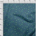 thumbnail image 3 of oneOone Cotton Cambric Teal Blue Fabric Kids Space Sewing Craft Projects Fabric Prints By Yard 42 Inch Wide, 3 of 4