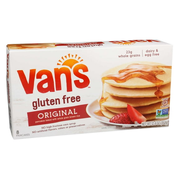 Vans Natural Foods Totally Natural Gluten Free Pancake, 12.4 Ounce -- 12 per case