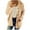 Khaki3, variant on Womens Fall and Winter Fashion Jackets Duster Cardigans Casual Long Sleeve Cardigan Button Solid Color Casual Cardigan Coat