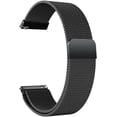 thumbnail image 2 of Compatible con Galaxy Watch 3 45 mm/Samsung Galaxy Watch 46 mm/Gear S3 Frontier/Classic Band, correa de acero inoxidable de 22 mm de repuesto para reloj inteligente Ticwatch Pro (negro), 2 of 4