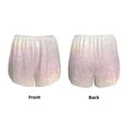 thumbnail image 6 of Uemuo Glitter Light Pearl Pattern Women's Athletic Shorts High Waisted Running Shorts with Liner Pockets Gym Elastic Workout Shorts-Medium, 6 of 9