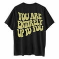 thumbnail image 6 of Babysbule Womens Shirts Oversized T Shirts For Women Plus Size Slogan Graphic Drop Shoulder Short Sleeve Tops Summer Loose Pullover Tees, 6 of 7