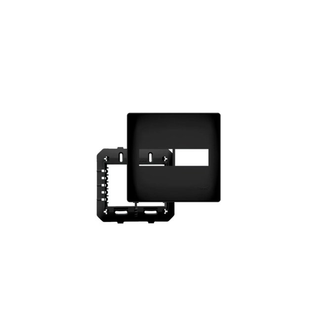 Módulo de Toma, Interruptores y Placa 4x2 y 4x4 Fame Habitat Negro Deng Xun unisex