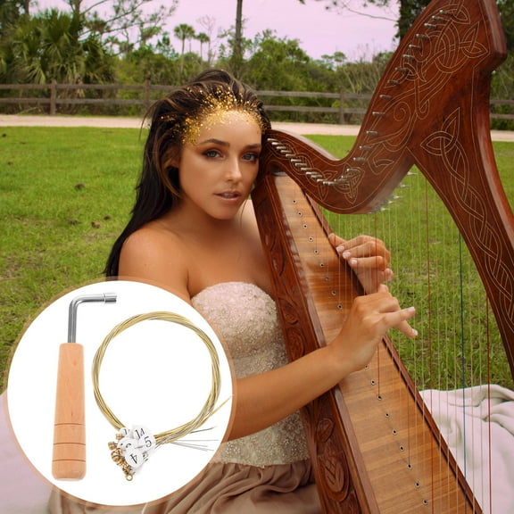 YSNOOWE Harp Tuning Key Metal Rich Overtone for Learners 1 Set