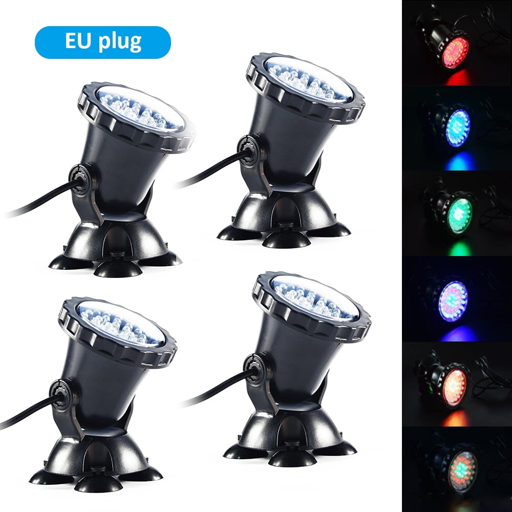 36 LEDs Underwater Diving Lamp Submarine Light Kit Set IP68 Water